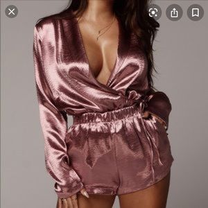 JLUXLABEL mulberry short set